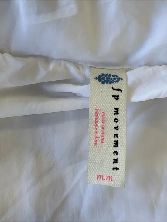 Free People Movement Piper Packable Puffer Vest Women’s Medium White Lightweight - Picture 6 of 12